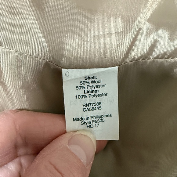 J. Crew Beige stadium coat - Picture 7 of 7